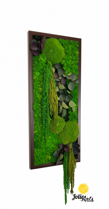 Tablou Etsy – Vertical, cu Licheni, Mușchi și Plante Naturale Stabilizate [2]