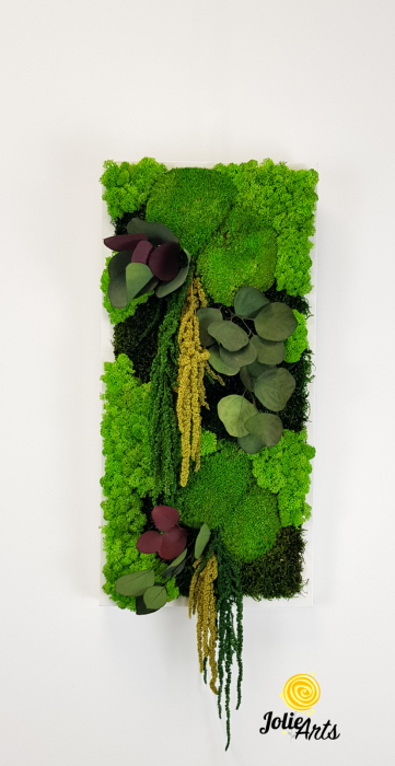 Tablou Etsy – Vertical, cu Licheni, Mușchi și Plante Naturale Stabilizate [3]