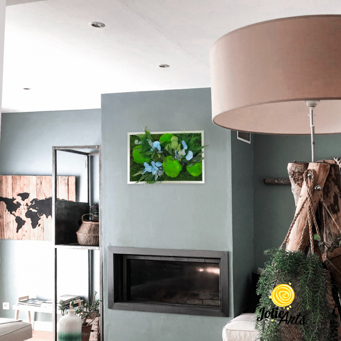 Tablou Green Day Blue Touch Licheni Mușchi Plante Stabilizate [2]