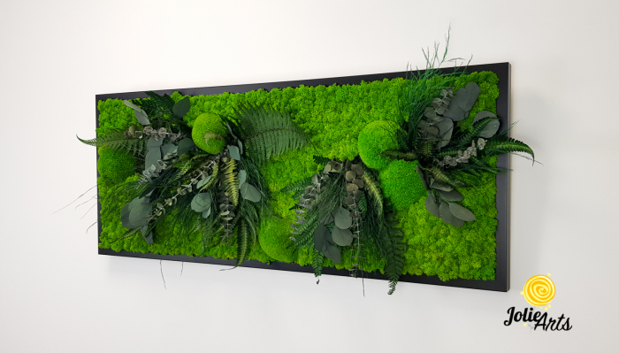 Tablou Green Day cu Licheni și Plante Naturale Stabilizate – Jolie Arts [2]