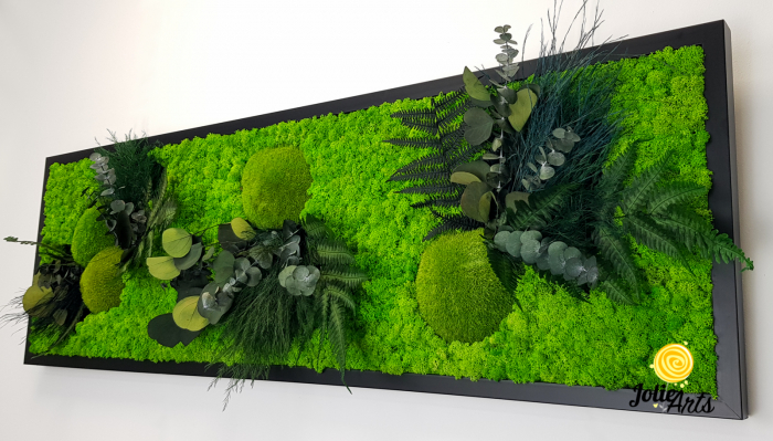 Tablou Green Day cu Licheni și Plante Naturale Stabilizate – Jolie Arts [9]