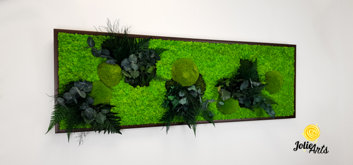 Tablou Green Day cu Licheni și Plante Naturale Stabilizate – Jolie Arts [4]
