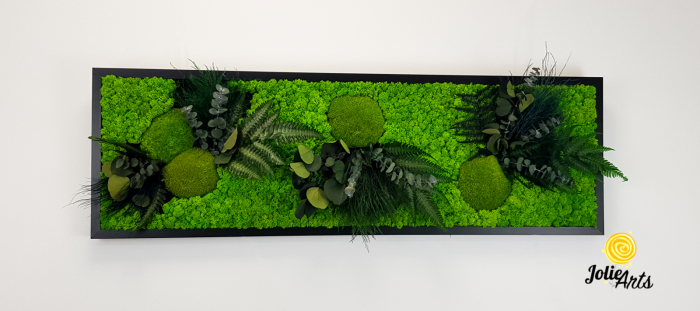 Tablou Green Day cu Licheni și Plante Naturale Stabilizate – Jolie Arts [6]