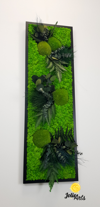 Tablou Green Day cu Licheni și Plante Naturale Stabilizate – Jolie Arts [10]