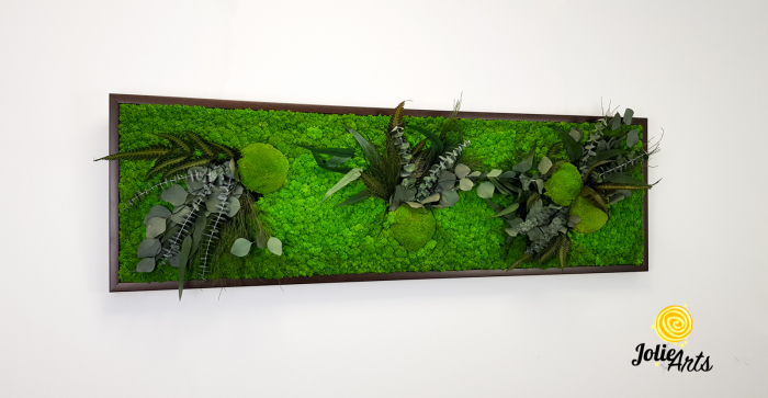 Tablou Green Day cu Licheni și Plante Naturale Stabilizate – Jolie Arts [5]