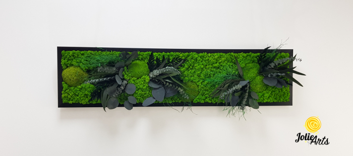 Tablou Green Day cu Licheni și Plante Naturale Stabilizate – Jolie Arts [3]