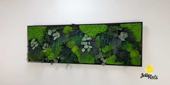 Tablou Green Island cu licheni și plante naturale – Jolie Arts [3]