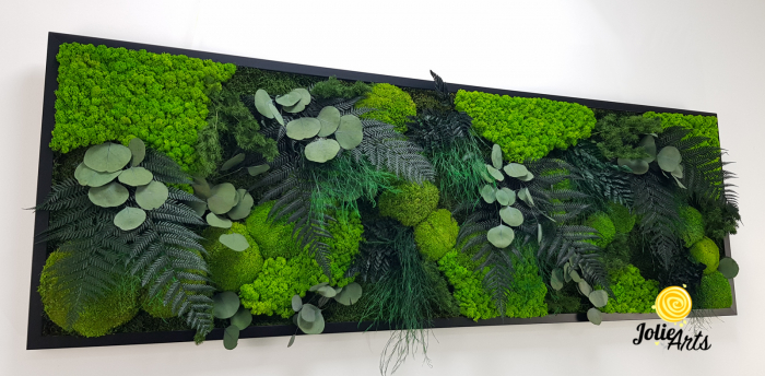 Tablou Green Island cu licheni și plante naturale – Jolie Arts [6]