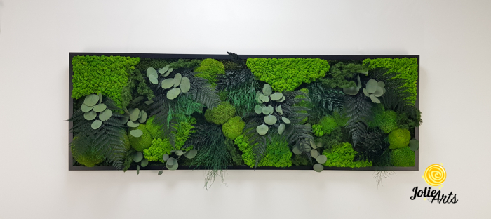 Tablou Green Island cu licheni și plante naturale – Jolie Arts [4]