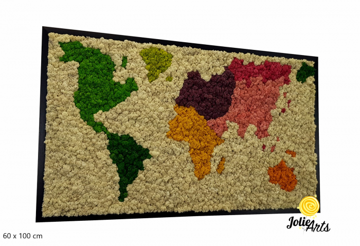 Model Harta, licheni naturali stabilizati [1]