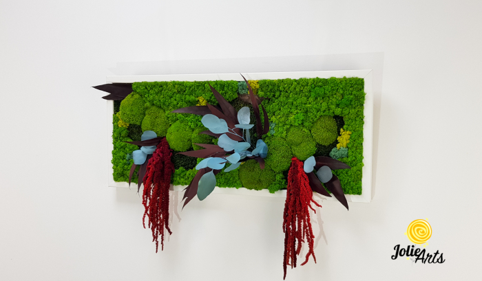 Tablou Ilona personalizat cu licheni, mușchi și plante naturale stabilizate – Jolie Arts [2]