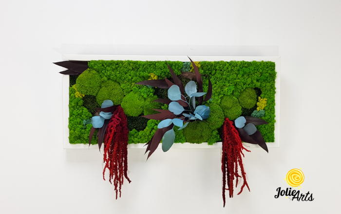 Tablou Ilona personalizat cu licheni, mușchi și plante naturale stabilizate – Jolie Arts [3]