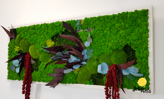 Tablou Ilona personalizat cu licheni, mușchi și plante naturale stabilizate – Jolie Arts [7]