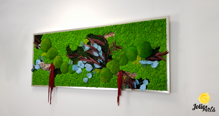 Tablou Ilona personalizat cu licheni, mușchi și plante naturale stabilizate – Jolie Arts [2]