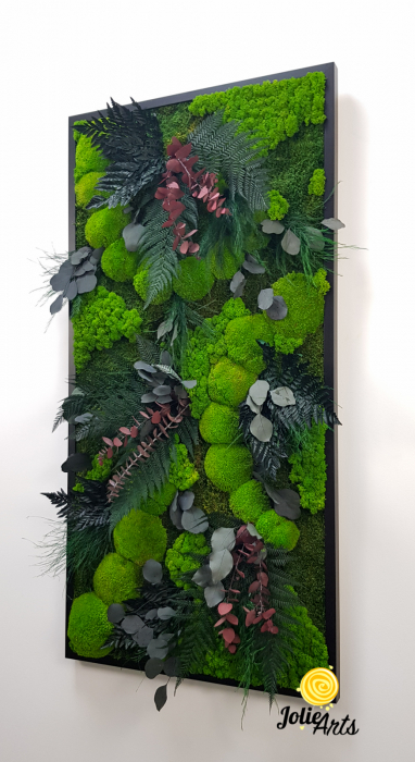 Tablou Island vertical – licheni, mușchi, plante naturale stabilizate [2]