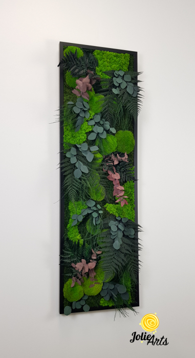 Tablou Island vertical – licheni, mușchi, plante naturale stabilizate [4]