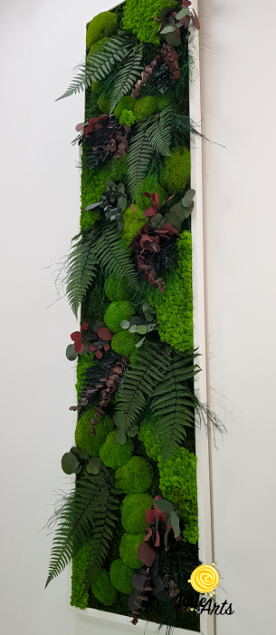 Tablou Island vertical – licheni, mușchi, plante naturale stabilizate [4]