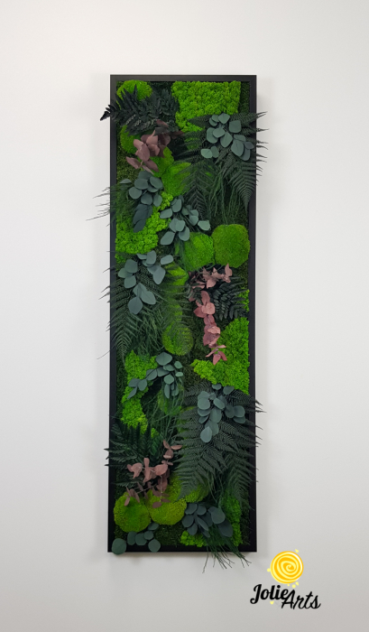 Tablou Island vertical – licheni, mușchi, plante naturale stabilizate [3]