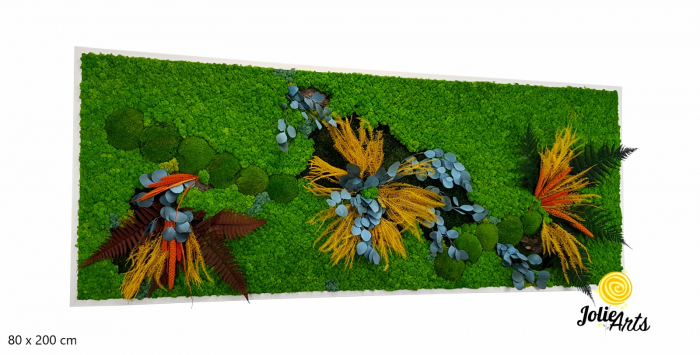Model Personalizat, tablou licheni, muschi si plante naturale stabilizate [1]