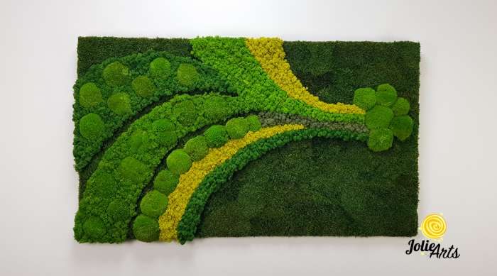 Tablou Universe licheni naturali stabilizați Jolie Arts [4]