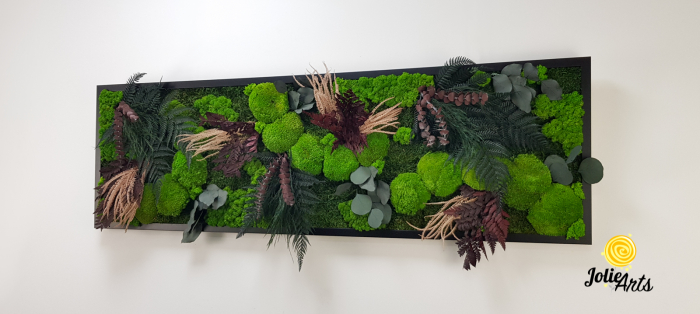Tablou Pink Island – licheni, mușchi și plante stabilizate – Jolie Arts [3]