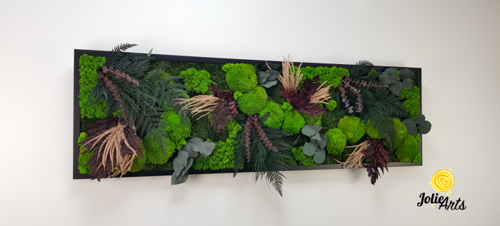 Tablou Pink Island – licheni, mușchi și plante stabilizate – Jolie Arts [5]