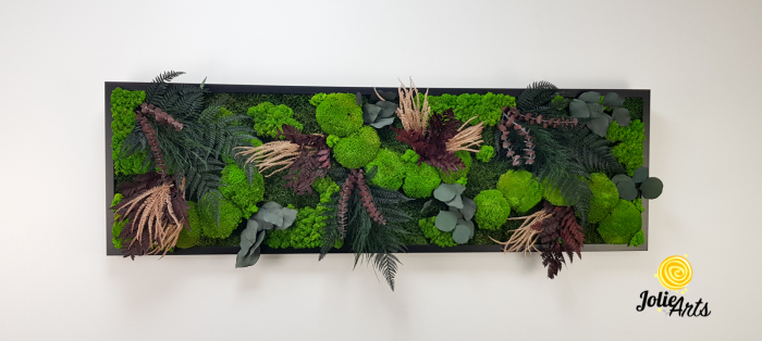Tablou Pink Island – licheni, mușchi și plante stabilizate – Jolie Arts [4]