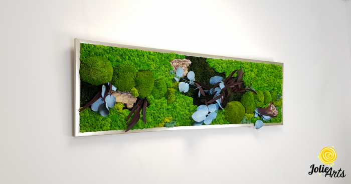 Tablou licheni, plante stabilizate si muschi naturali, Model Ilona [3]
