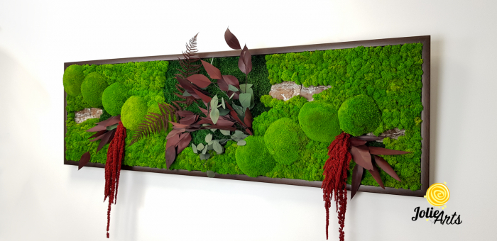 Tablou Amaranthus Roșu licheni mușchi bombat – format mare [5]