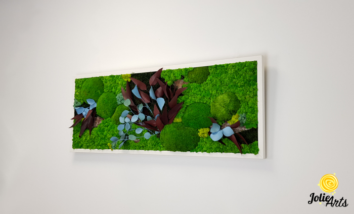 Tablou licheni, muschi si plante naturale stabilizate Jolie Arts, model Ilona [6]