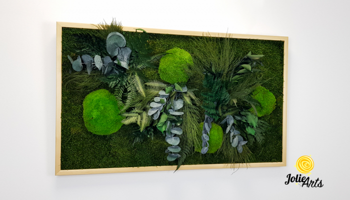 Tablou Green Day Jolie Arts cu licheni, mușchi și plante naturale stabilizate [4]