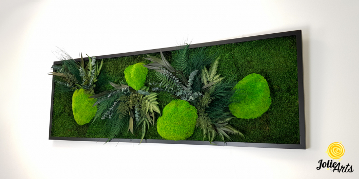Tablou Green Day Jolie Arts cu licheni, mușchi și plante naturale stabilizate [3]