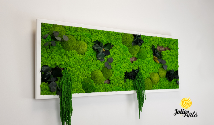 Tablou Green Amaranthus cu licheni și plante naturale stabilizate [6]