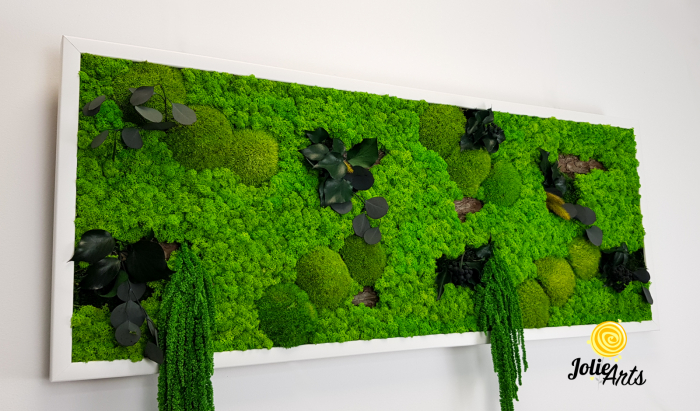 Tablou Green Amaranthus cu licheni și plante naturale stabilizate [8]