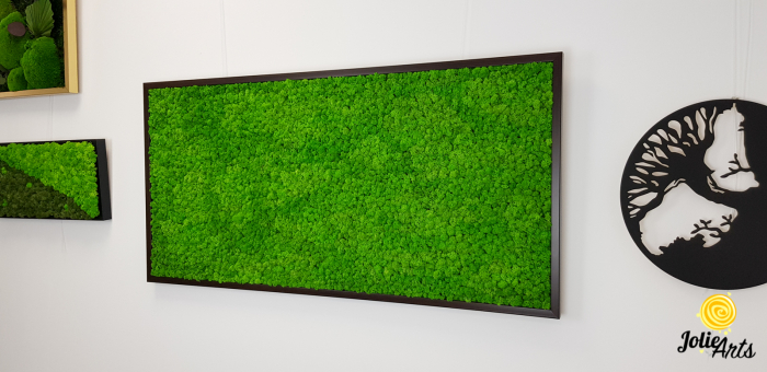 Tablou licheni naturali stabilizați verde deschis – Jolie Arts [3]