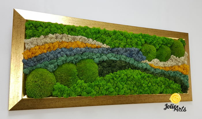 Tablou White Pacific Design Elegant cu Ramă Aurie [6]