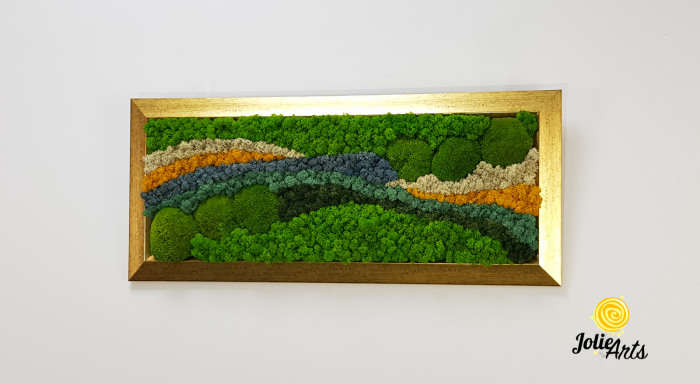 Tablou White Pacific Design Elegant cu Ramă Aurie [2]