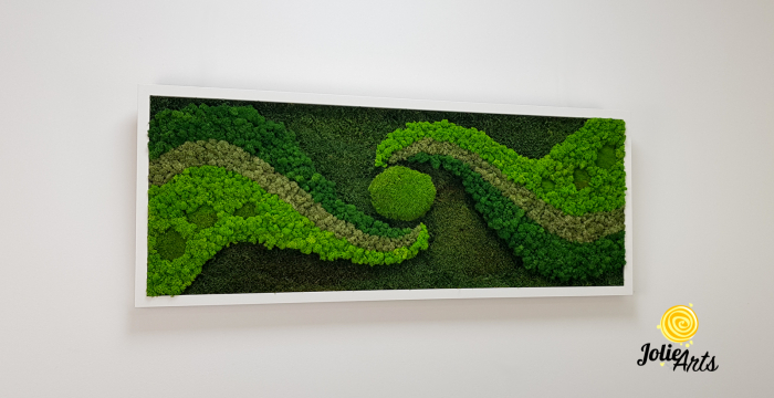 Tablou Primăvara licheni naturali stabilizați Jolie Arts [6]