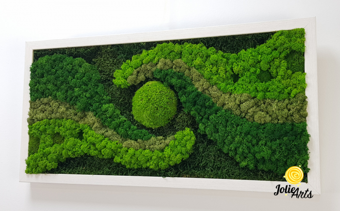Tablou Primăvara licheni naturali stabilizați Jolie Arts [4]