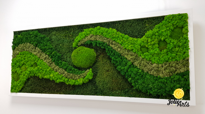 Tablou Primăvara licheni naturali stabilizați Jolie Arts [2]