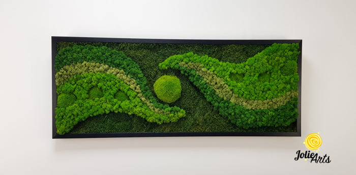 Tablou Primăvara licheni naturali stabilizați Jolie Arts [4]