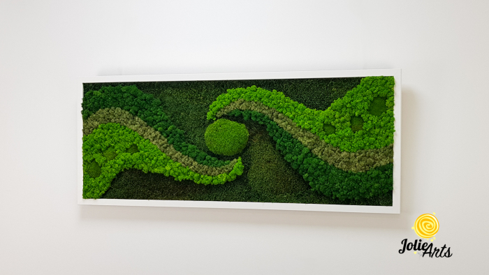 Tablou Primăvara licheni naturali stabilizați Jolie Arts [4]
