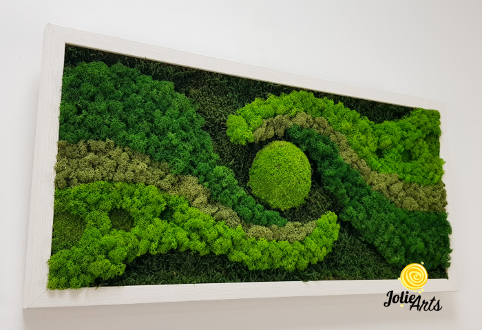 Tablou Primăvara licheni naturali stabilizați Jolie Arts [5]