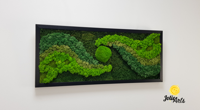 Tablou Primăvara licheni naturali stabilizați Jolie Arts [4]