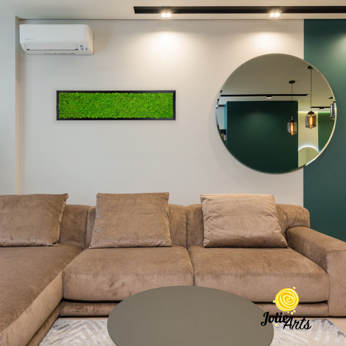 Tablou licheni stabilizați culoare verde deschis – Jolie Arts [2]