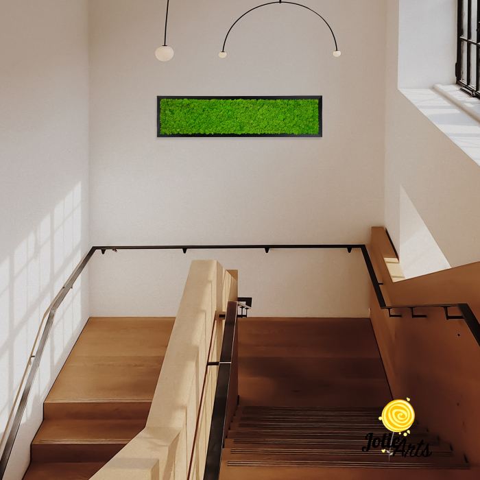 Tablou licheni stabilizați culoare verde deschis – Jolie Arts [1]