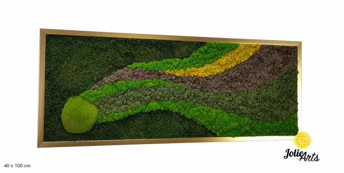 Tablou Space licheni naturali stabilizați Jolie Arts [2]