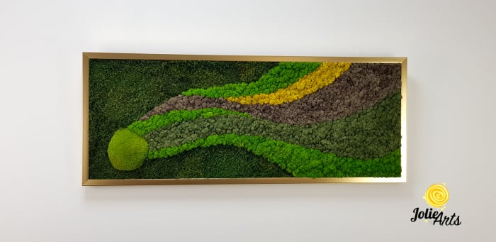 Tablou Space licheni naturali stabilizați Jolie Arts [4]