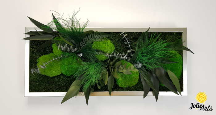 Tablou muschi si plante naturale stabilizate, model Green Day [5]