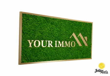 Logo-uri personalizate - Logo personalizat, decorat cu licheni naturali stabilizati, Jolie Arts